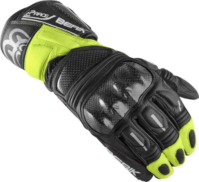 Obrázek produktu pro Motocyklové rukavice Berik Namib Pro, černé/neonové, 3XL