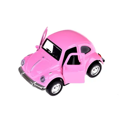 Obrázok produktu pre Kovové auto Beetle so zvukom a svetlom, ružové Jokomisiada