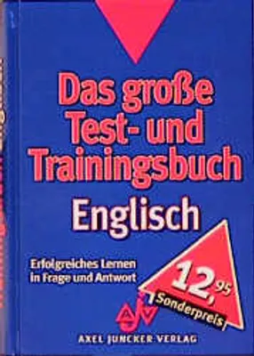 Produktbild von Das große Testbuch und Trainingsbuch, Englisch