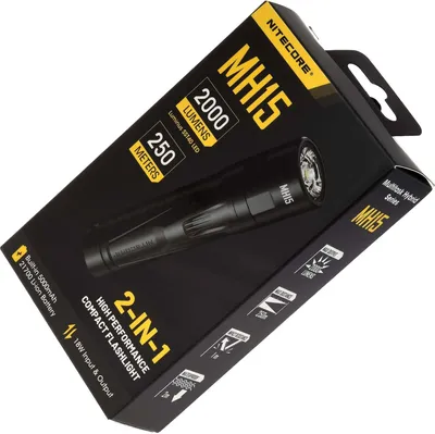 Produktbild von Nitecore MH15 2000lm USB-C Taschenlampe mit Powerbank-Funktion 5000mAh 18W QC