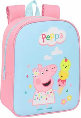 Obrázek produktu pro Školní batoh Peppa Pig Blue Pink 22 x 27 x 10 cm
