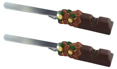 Produktbild von Set mit 2 Spateln – FACKELMANN – Zum Verstreichen – 19 cm