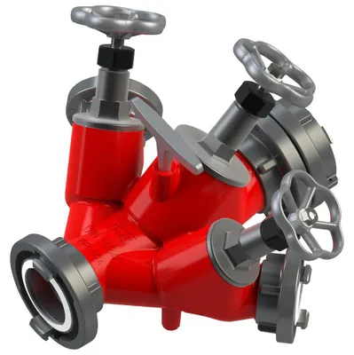 Produktbild von AWG Ventil Verteiler B-CBC DIN 14345 Feuerwehr Ventilabsperrung Übergangsstück