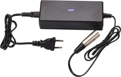 Produktbild von Ladegerät mit Ladekabel 3-polig 48V 2.0A XLR Stecker 18mm
