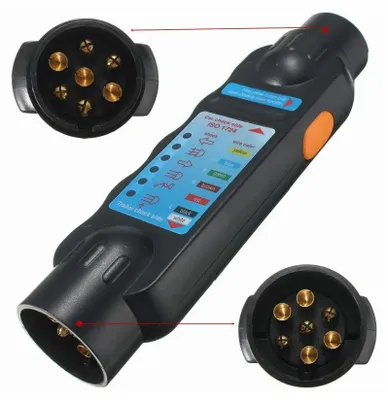 Produktbild von Professioneller Tester zur Überprüfung und Diagnose der Anhängerbeleuchtung (7-polig, 12 V)