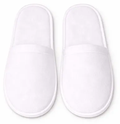 Produktbild von Hausschuhe - Slipper - Weiß - Einheitsgröße - Polyester Schuhe - Geschlossene Zehen
