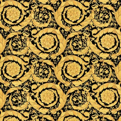 Produktbild von Profhome 935834-GU Exklusive Tapete Barock schimmernd gold schwarz 7,035 m2