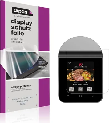 Immagine prodotto di 4x Pellicola Protettiva per KitchenBoss G330 Protezione Schermo Claro Display dipos