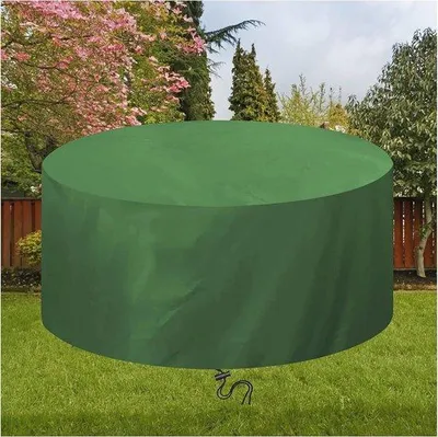 Produktbild von Wasserdichte Sitzpolster für Gartenmöbel Ø100x95cm - UV-beständig und winddicht - 420D Oxford