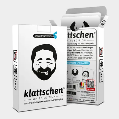 Produktbild von klattschen® | White Edition | Wasserfest