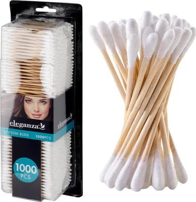 Immagine prodotto di Bastoncini cosmetici in cotone di bambù 1000 pezzi.