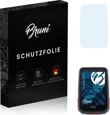 Produktbild von Bruni Basics-Clear 2x Schutzfolie kompatibel mit Sigma Rox 4.0 Folie