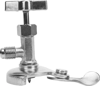 Produktbild von R134A Dosenhahn 1/4 SAE Kältemittelspender Flaschenöffner Ventilwerkzeug Passend für R12 R22 R410 R502 Typ B