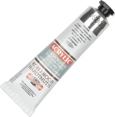 Immagine prodotto di KOH-I-NOOR 16272400000 Vernice acrilica 800 Argento 40 ml 1 pz