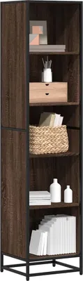 Productafbeelding van Maison Exclusive - Boekenkast, bruin, eikenlook, 40x35x170,5 cm, houtvezel