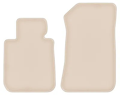 Produktbild von DURBAN Beige Velours-Fußmatten vorne für BMW 1 E88 Cabrio (2008-2014)
