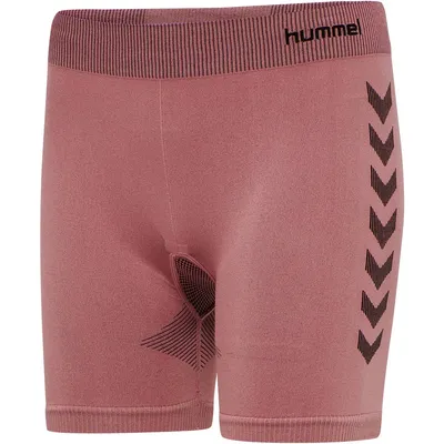 Produktbild von hummel First Seamless kurze Tights Damen dusty rose M/L