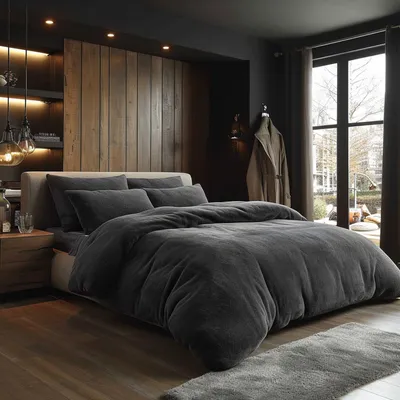 Immagine prodotto di Biancheria da letto in spugna antracite 40/200x220