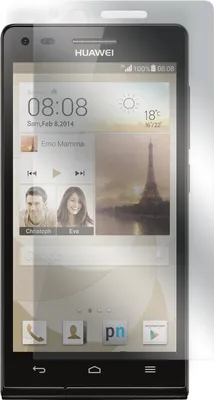 Produktbild von 4er-Pack PhoneNatic Displayschutzfolien klar  kompatibel mit Huawei Ascend P7 Mini