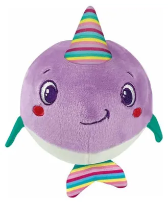 Produktbild von Tiere Whimsy Narwal Plüschballfigur, Babyrassel Clementoni