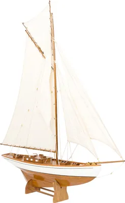 Produktbild von Modellschiff Segelyacht Yacht Holz Schiff Boot Segelschiff 135cm kein Bausatz