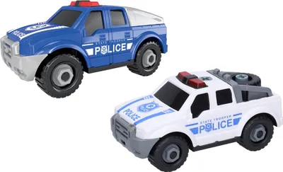 Produktbild von Polizei-Pickup mit Schrauben, 17 cm
