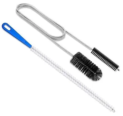 Zdjęcie produktu dla Szczotka do czyszczenia odpływów stal nierdzewna 60 cm zestaw 2 szt.