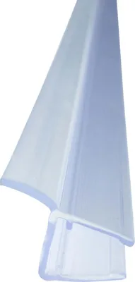 Produktbild von Bagnoxx Duschdichtung 2m Spaltdichtung, Duschtürdichtung in Duschkabine im Bad, 6mm Glasstärke, transparentes PVC Profil mit Duschlippe, schimmelbeständig, für Glastür Dusche