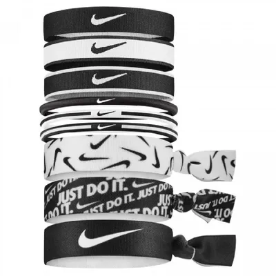 Produktbild von Nike - Haarband für Herren/Damen Uni (9er-Pack) CS575 (Einheitsgröße) (Schwarz/Weiß)
