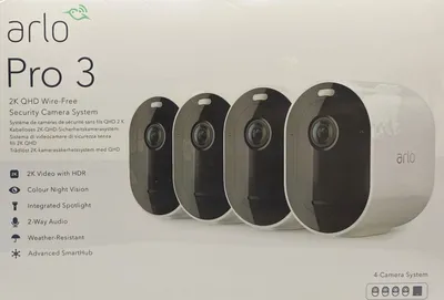 Immagine prodotto di Arlo Arlo Pro 3 Smarthome camera bianca confezione da 4 pezzi