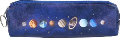 Produktbild von Something Different - Sonnensystem - Schreibmäppchen - Polyester SD6442 (Einheitsgröße) (Tiefblau)