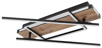 Produktbild von LED Deckenleuchte, Holzoptik, Dreh-Schwenkbar, L 120 cm