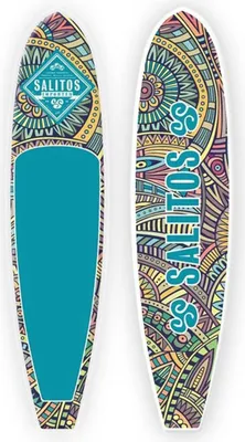 Produktbild von SALITOS Stand-Up-Paddle-Board Türkis SUP Komplettset (inkl. Tasche, Doppel-Paddel, Luftpumpe)