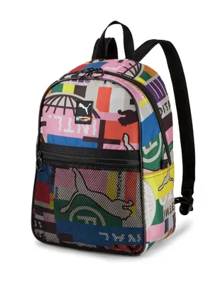 Produktbild von PUMA Prime Street Rucksack Damen puma black/aop