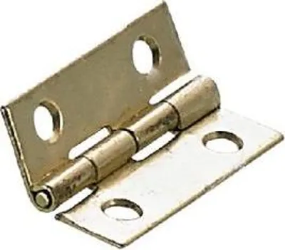 Produktbild von Hettich Schmales Scharnier 20 x 12 x 0,5 mm , vermessingt, 4 Stück