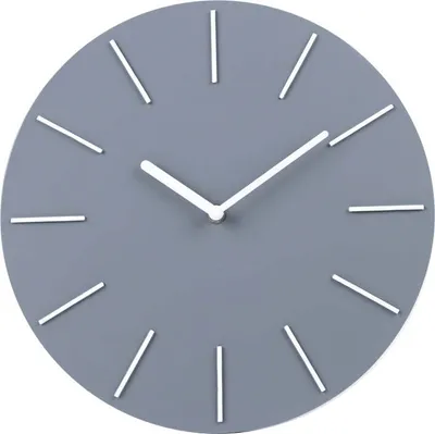 Obrázok produktu pre SensaHome Nástenné hodiny Dubaj - Moderné minimalistické hodiny - Severský štýl - Moderné hodiny - Ø30 cm - Sivé