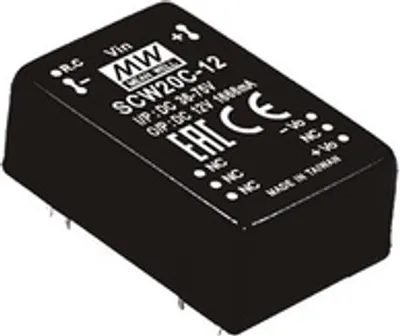 Image de MEAN WELL SCW20C-05 Alimentation & Convertisseur de tension (SCW20C-05)