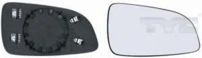 Produktbild von TYC Spiegelglas, Außenspiegel links 325-0060-1