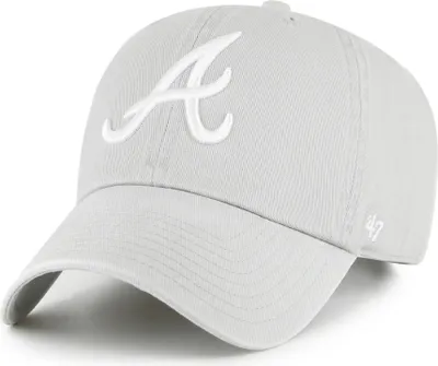 Produktbild von '47 Brand Cap MLB Atlanta Braves ’47 CLEAN UP Grey