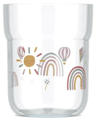 Immagine prodotto di Mepal Mio, bicchiere per bambini piccoli, modello "mio", capacità 250 ml, design "sole e arcobaleno", diametro 75 mm, altezza 91 mm, codice prodotto 108022065245