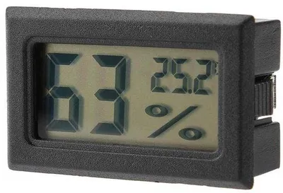 Obrázok produktu pre Digitálny teplomer a vlhkomer pre plazy – presnosť ± 5 % – rozsah teplôt od -50 °C do 70 °C