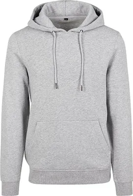 Produktbild von Build Your Brand BY118 | Herren Sweat Premium Hoody - Farbe: Heather Grey - Größe: XXL