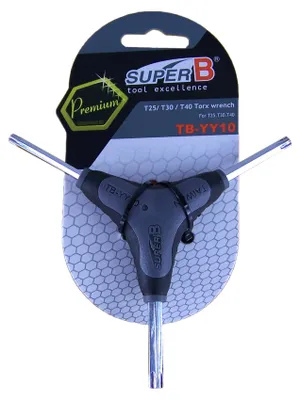 Produktbild von SUPER B Torx-Schlüssel - TORX WRENCH TB-YY10 - Grau