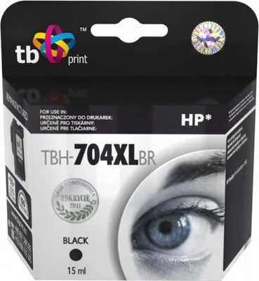 Produktbild von TB Print Ink for HP DJ IA 2060 Black remanufactured XL TBH-704XLBR (HP No. 704 CN692AE)