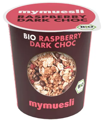 Produktbild von mymuesli 2go Raspberry Dark Choc 85g