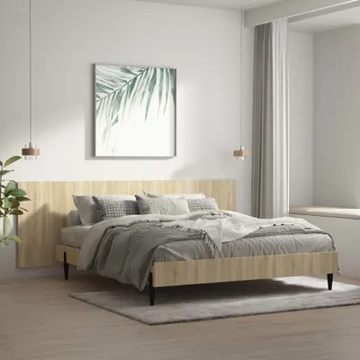 Produktbild von "2026 Promotion" Wand-Kopfteil Sonoma-Eiche 240x1,5x80 cm Holzwerkstoff - Bettkopfteil CC27498