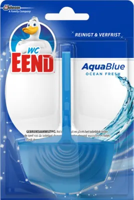 Produktbild von WC-Ente - Aqua Blue - Toilettenstein - Färbt wasserblau & erfrischt - 40g - 1 Stück