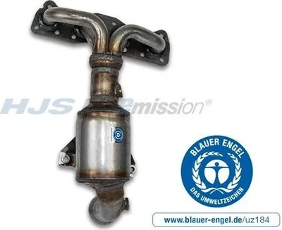 Produktbild von HJS Katalysator Kat passend für PEUGEOT 207 (WA, WC) Euro 4 Euro 5 Euro 6a Euro 6b 96 22 5077