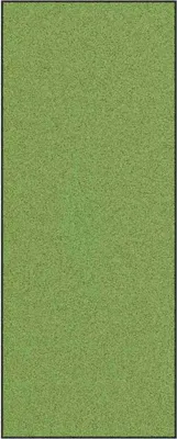 Productafbeelding van vidaXL deurmat, groen en zwart, 120 x 300 cm, 100% polyamide