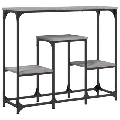 Immagine prodotto di Tavolo consolle grigio Sonoma 89,5x28x76 cm materiale a base di legno